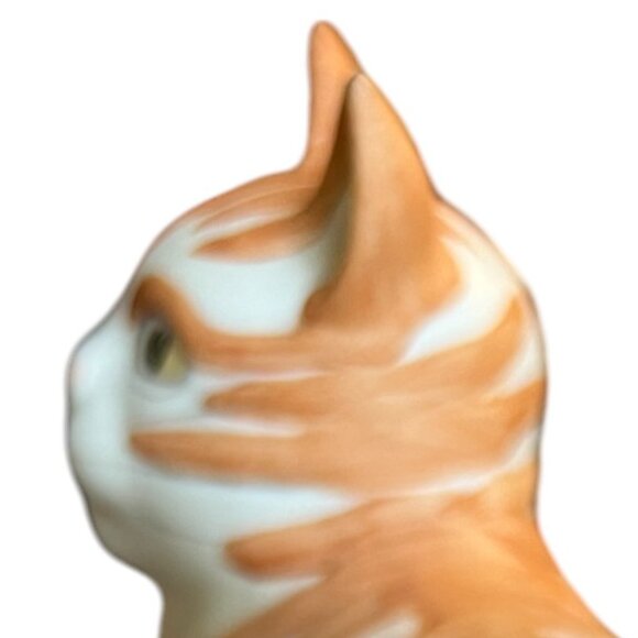 Vtg SILVESTRI Pottery Cat Artist Mary Lake-Thompson Taiwan 9" long - Picture 11 of 13